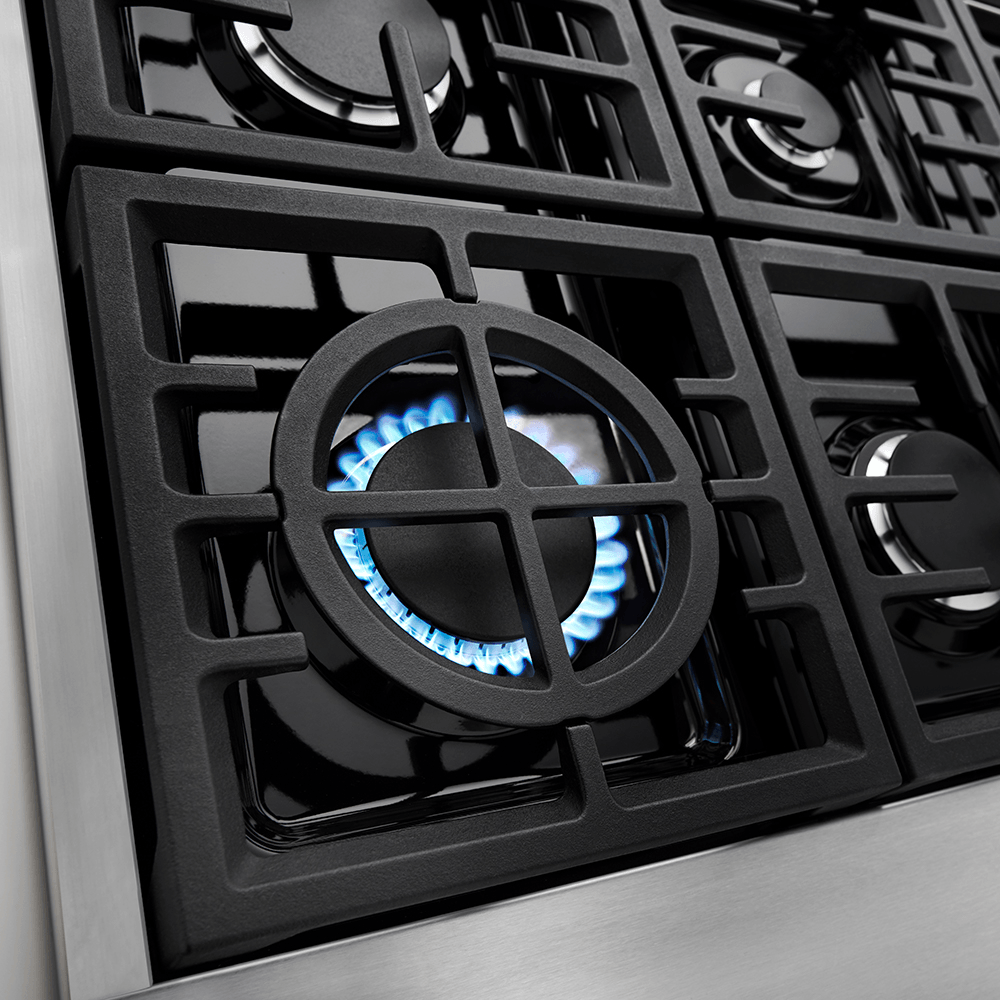 Parrilla de Gas Empotrable 36" con 6 Quemadores – Stainless