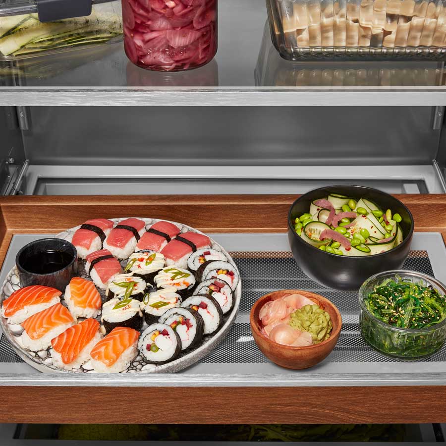 Refrigerador Empotrable Side by Side 29.4 pies cúbicos con Dispensador de Agua y Hielo – Stainless