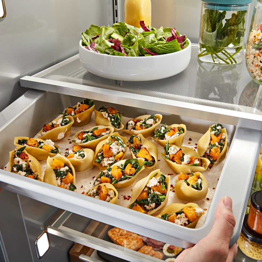 Refrigerador Empotrable Side by Side 29.4 pies cúbicos con Dispensador de Agua y Hielo – Stainless