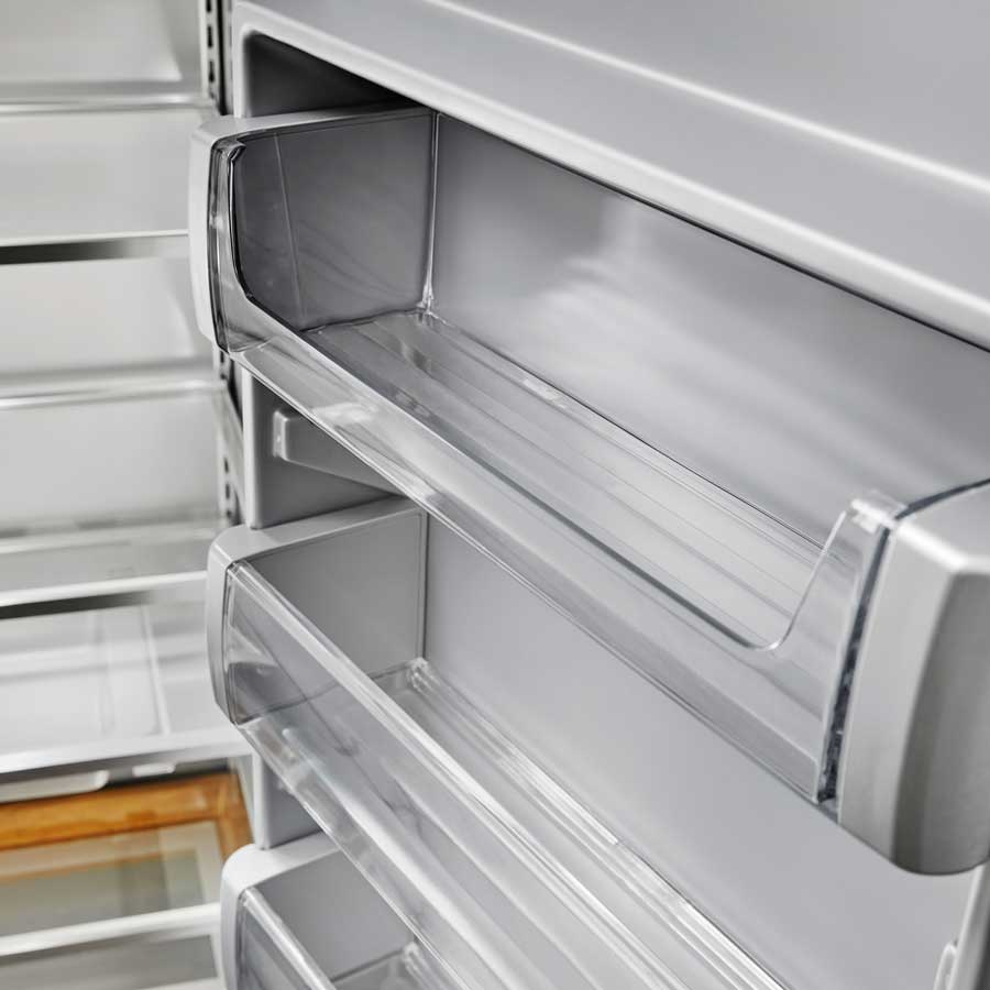Refrigerador Empotrable Side by Side 29.4 pies cúbicos con Dispensador de Agua y Hielo – Stainless