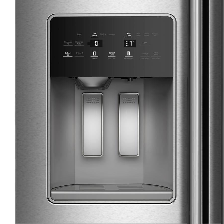 Refrigerador Side-by-Side 20.8 p³ Counter-Depth con In-Door-Ice – Stainless