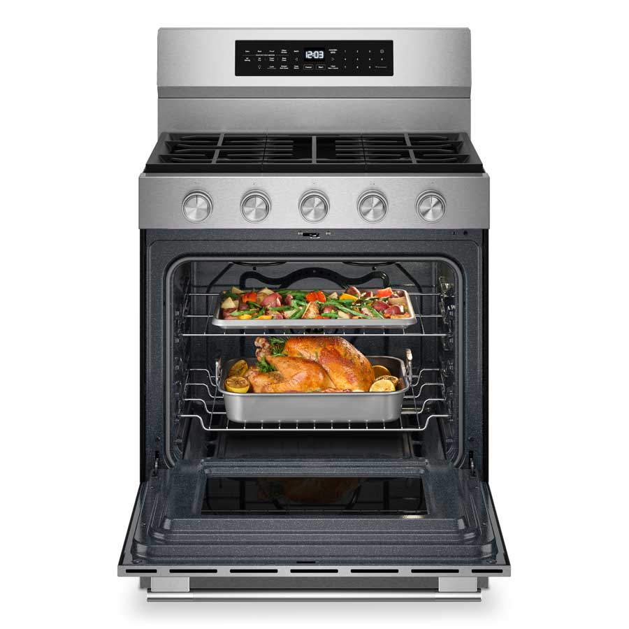 Estufa de Gas Smart con Convección Real Even-Heat – Stainless