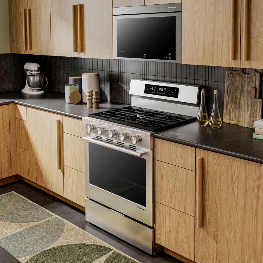 Estufa de Gas Smart con Convección Real Even-Heat – Stainless